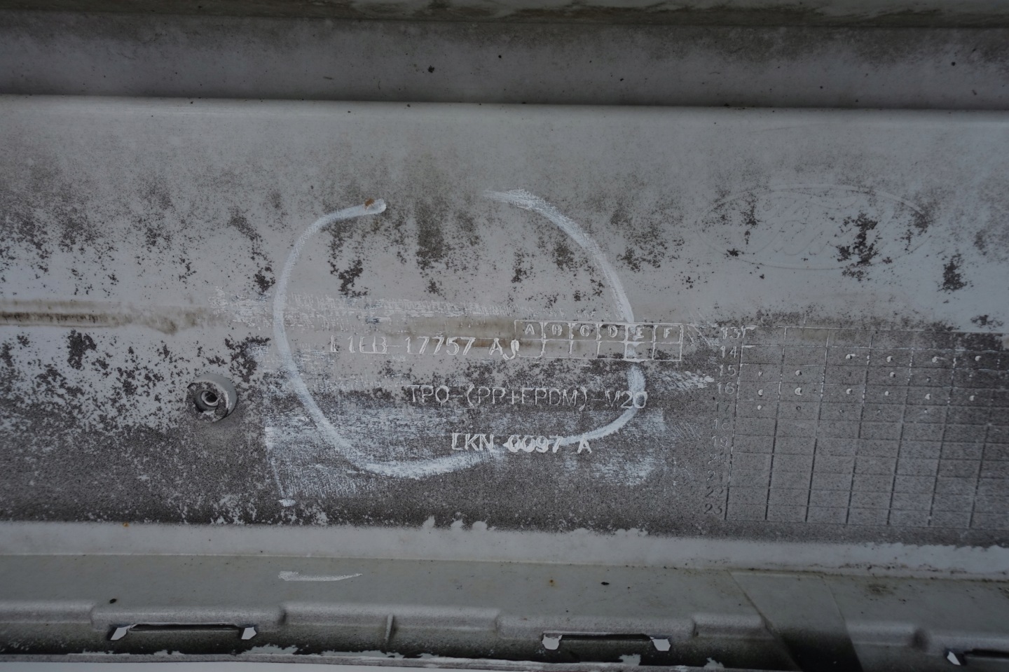 FORD FOCUS III MK3 LIFT 2014- bumper front front F1EB-17757-A