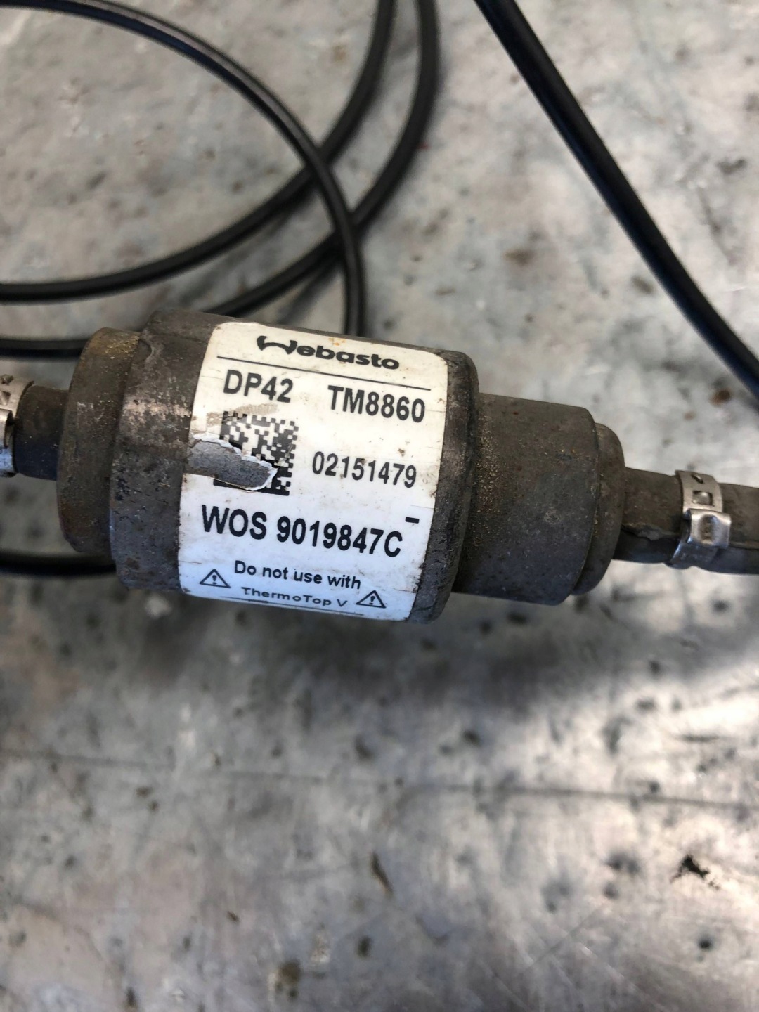 pumpa goriva WEBASTO VW CADDY 9019847C