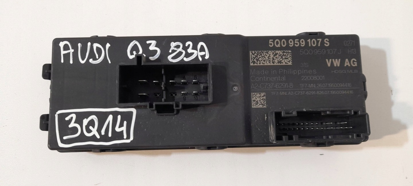 Audi Q3 83A F3 module bonnet boot 5Q0959107S (3Q14)