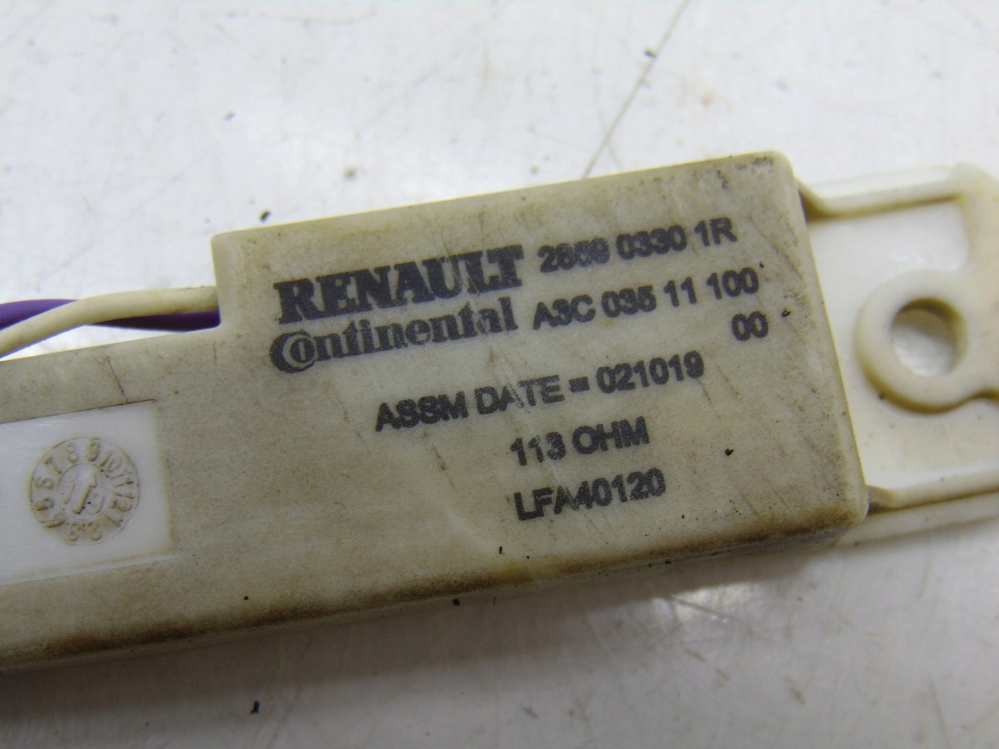 Antenne 285903301r KEYLESS RENAULT CAPTUR II 19
