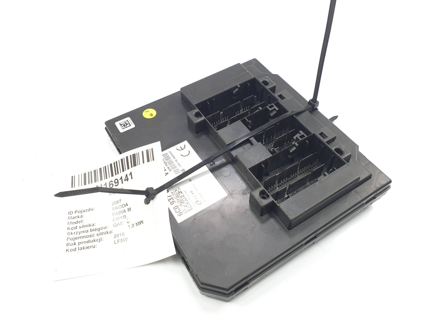 module unité de commande électronique uce 6C0937089D SKODA FABIA III 2016