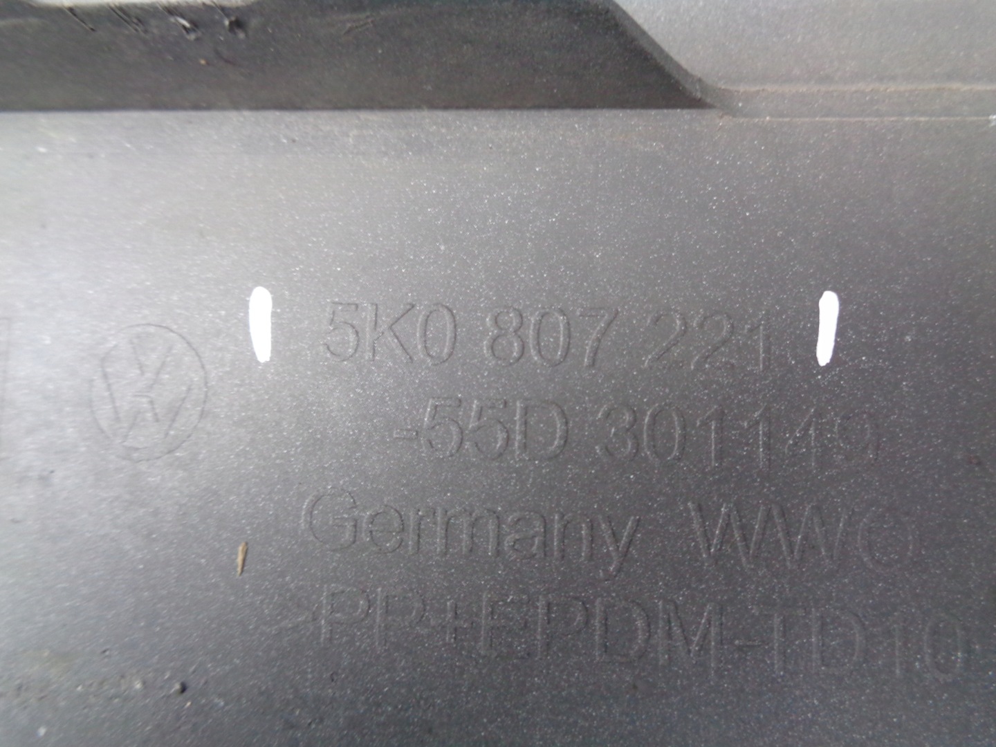 front bumper VW GOLF VI 6 5K 5K0 08-12 NR 24148