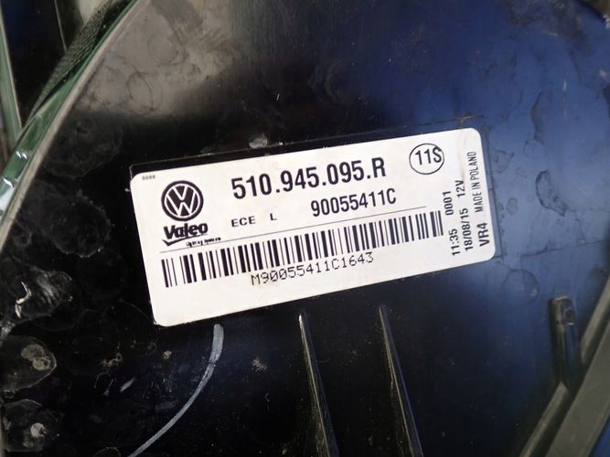 VW SPORTSVAN 12- light left rear rear part