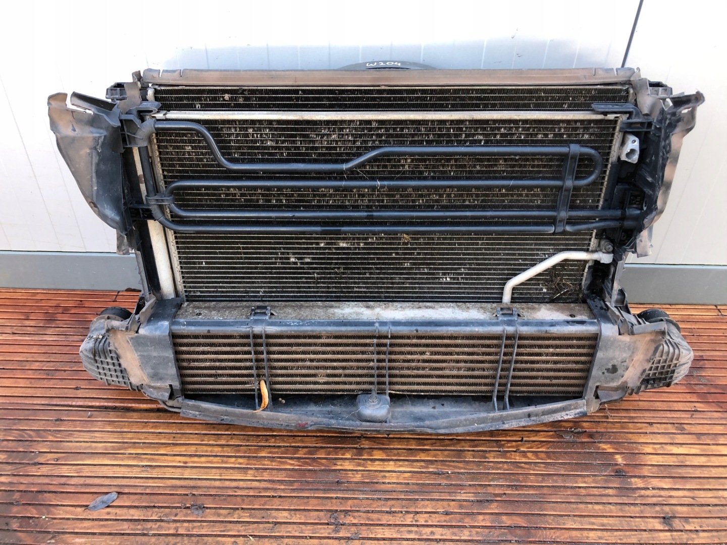 MERCEDES W204 2.2 CDI tension belt radiator front front