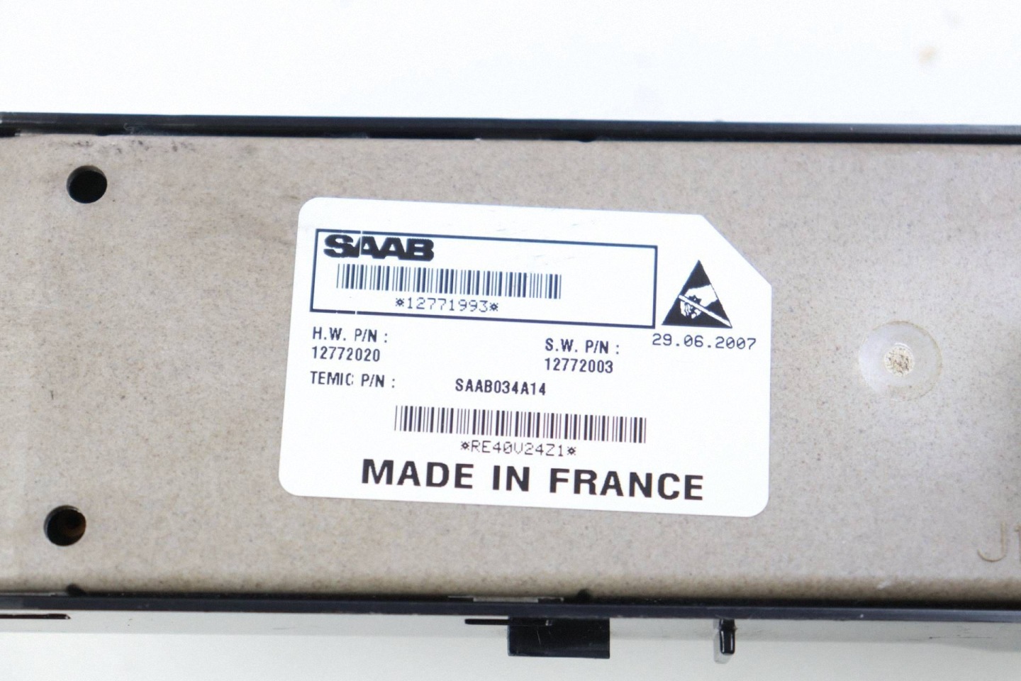 SAAB 9-3 93 II PANEL window control switch left rear part 12771993 12772003 EUROPA