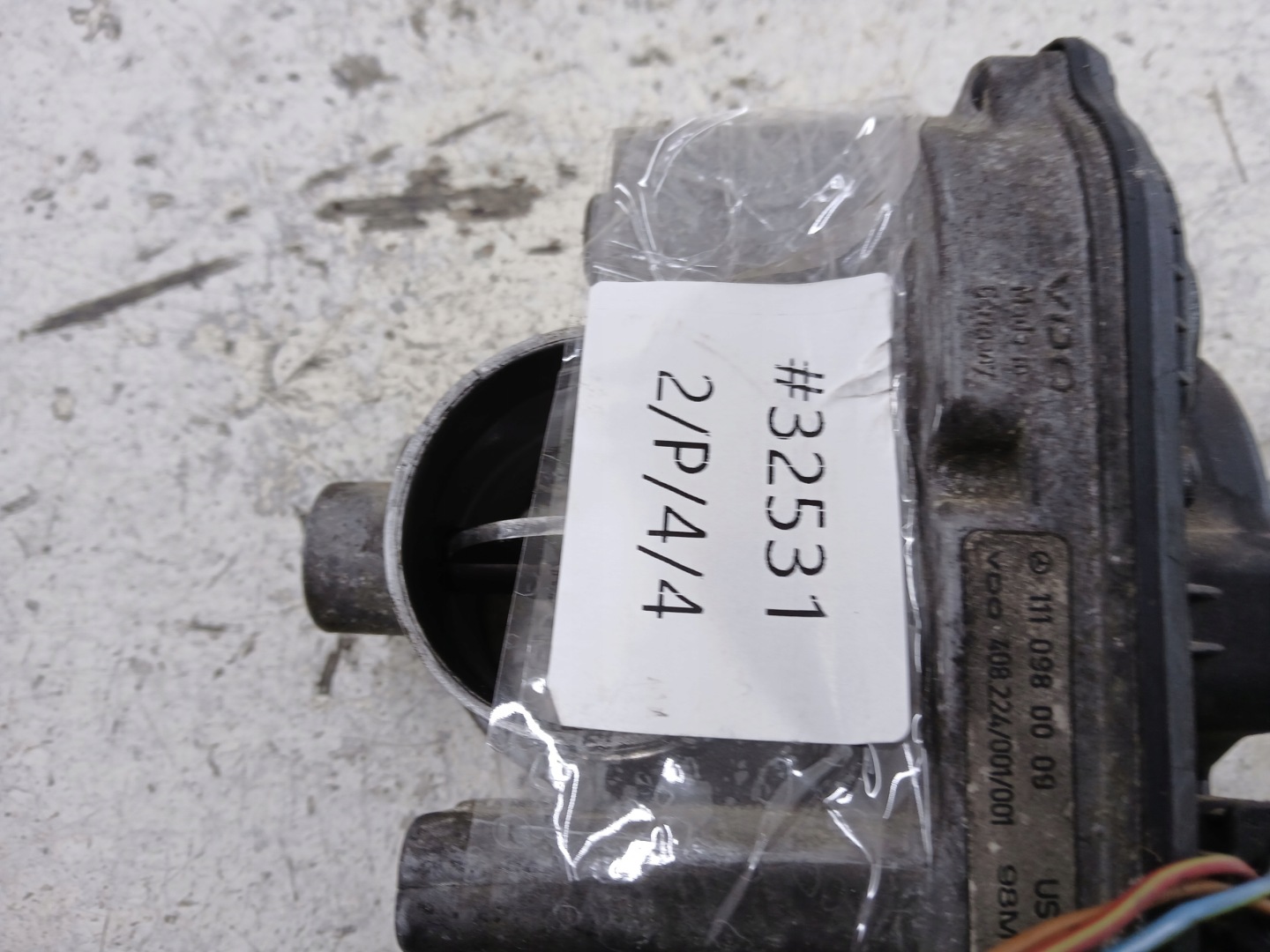 MERCEDES W203 2.3 Valvola a farfalla 1110980009