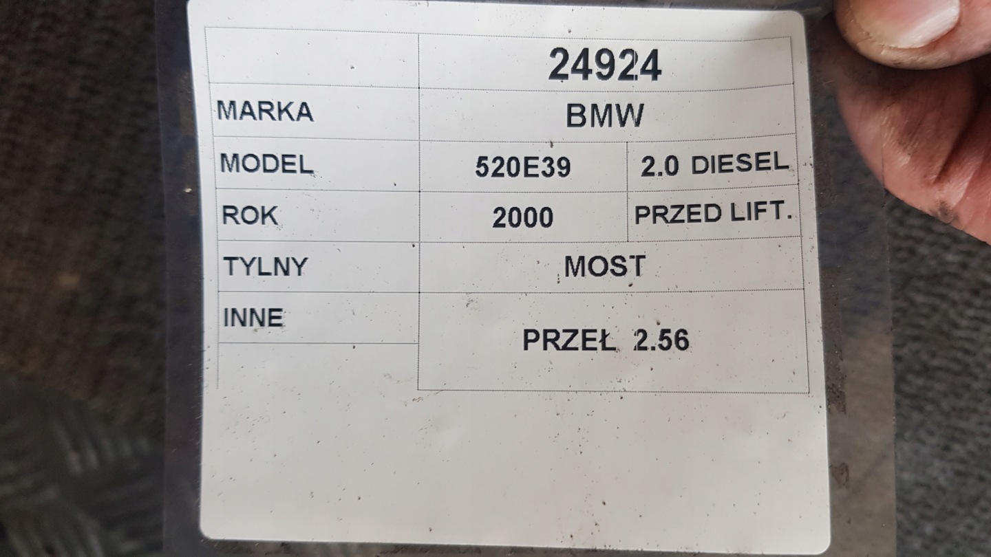BMW E39 2,0D hátsó differenciál 2,56 7503464/E2333M