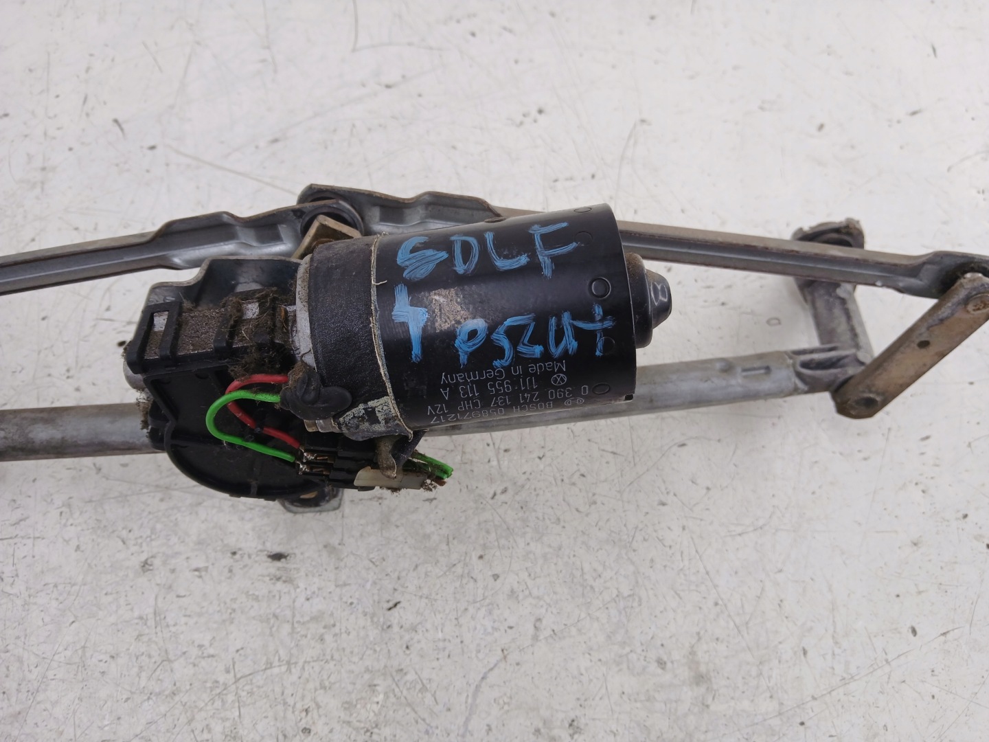 VW GOLF IV wiper mechanism front 1J1955113A