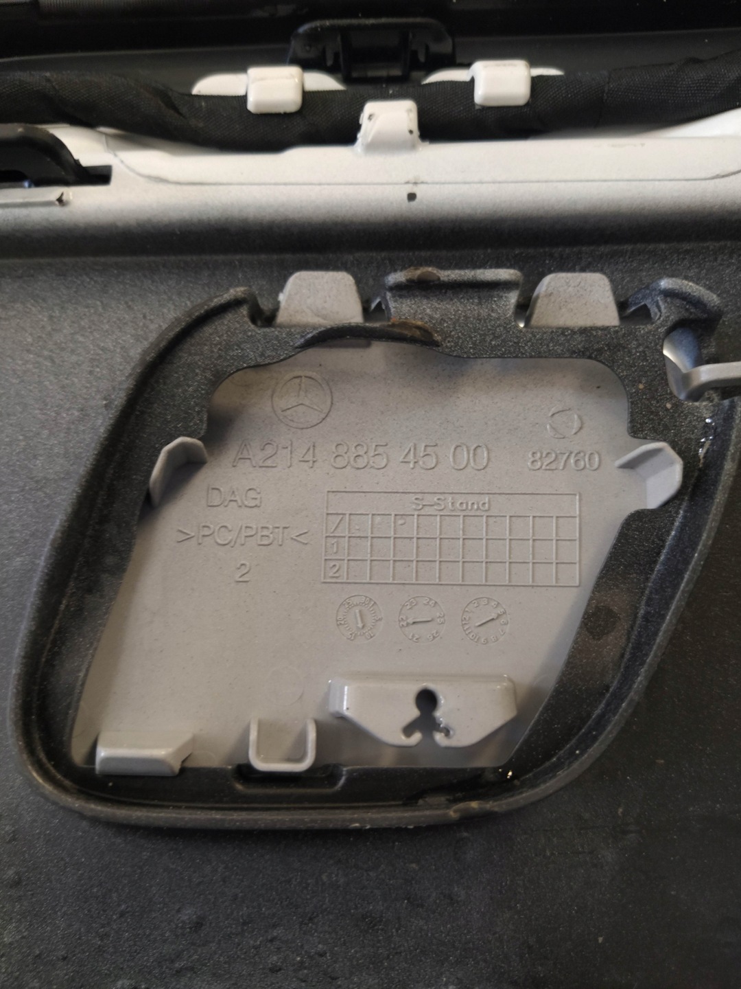 MERCEDES A214 W214 STOSSSTANGE HECK TYLNI 6 PDC