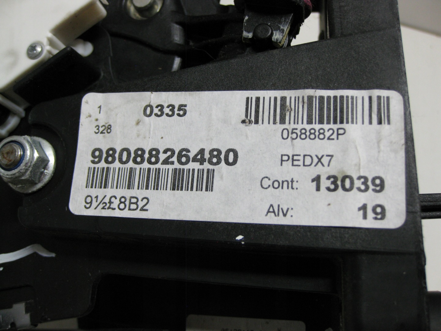 CITROEN C5 III 14R Kupplungspedal Bremse 9808826480