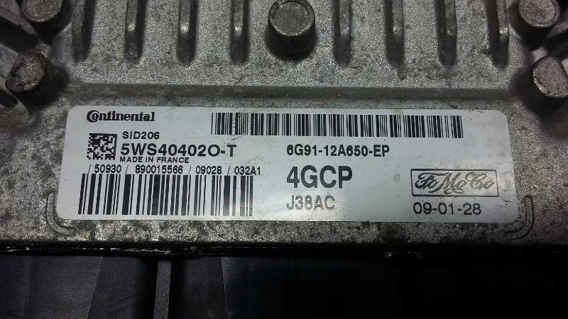 computer 6G91-12A650-EP FORD S-MAX 2.0 TDCI
