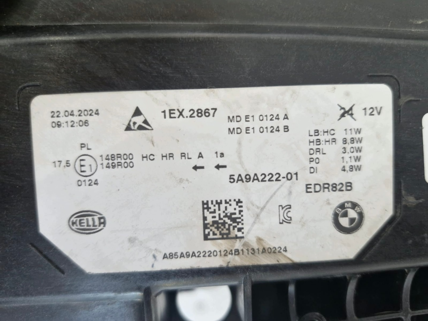 light right BMW X1 U11 FULL LED