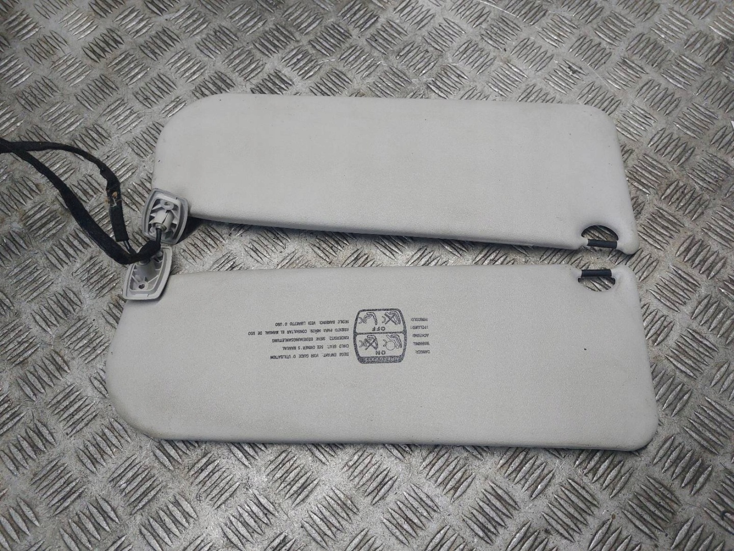 cover PRZECIWSLONECZNA left + right CITROEN C8
