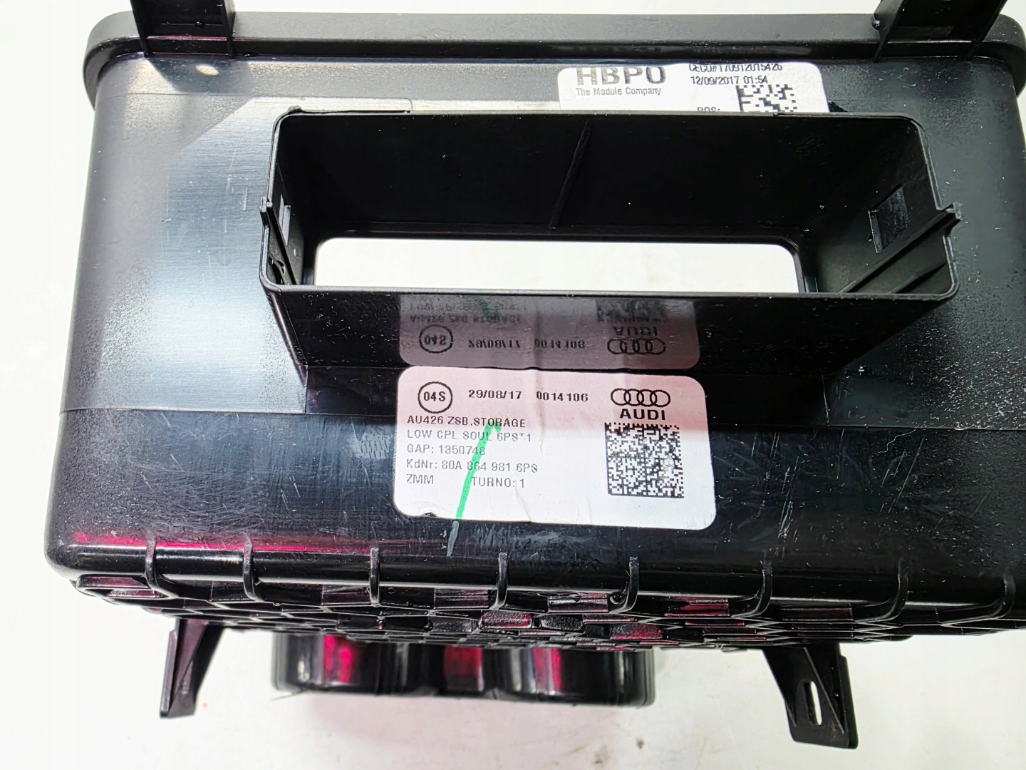 bracket for KUBKI passenger compartment plato TUNELU AUDI Q5 FY 80A864981 6PS