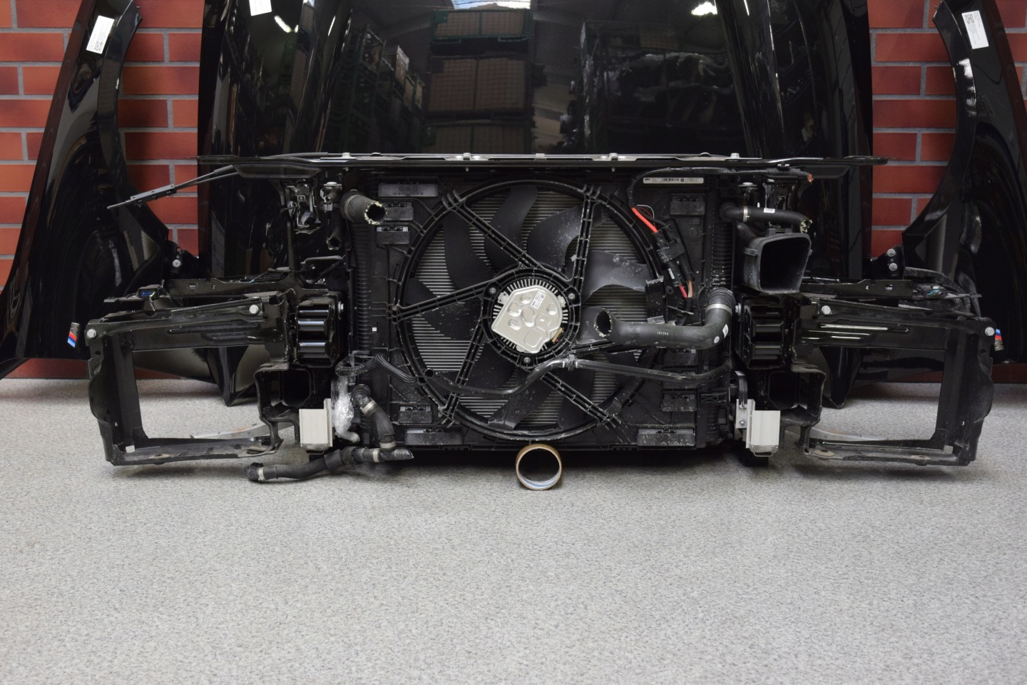 bonnet radiators, wall lights bumper BMW 4 G26 m-packet