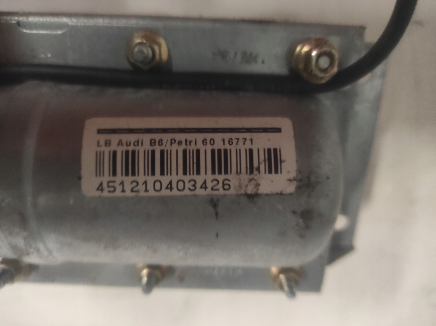 AUDI A4 B6 passenger airbag airbag