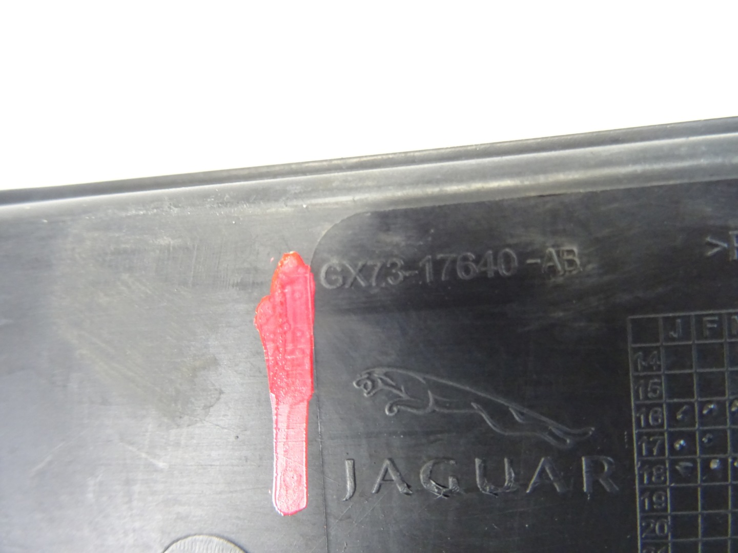 holder bumper bracket front JAGUAR XE GX73-17640-AB