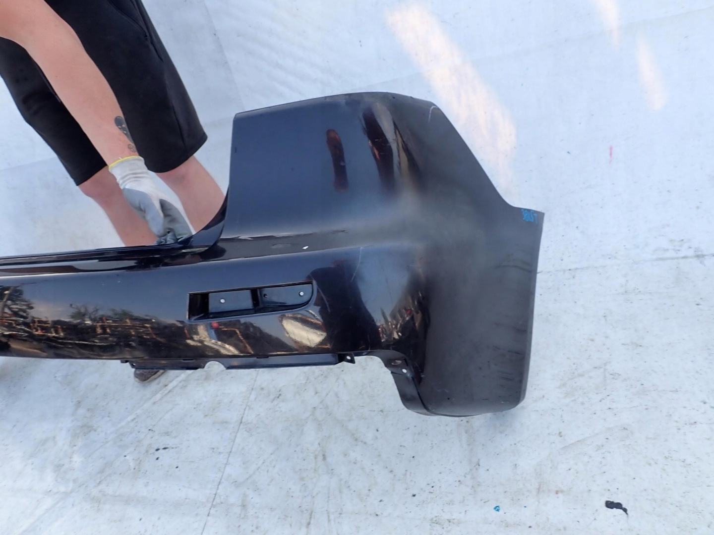MITSUBISHI LANCER EVO X 07- bumper rear part rear