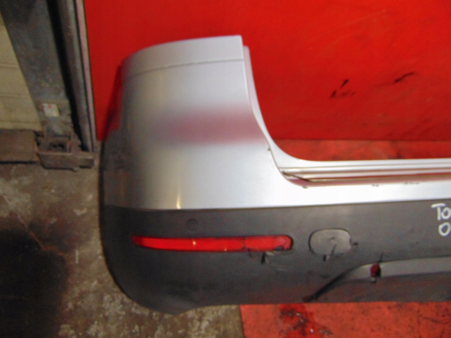 VW TOUAREG 7L 02- bumper rear rear part LB5S