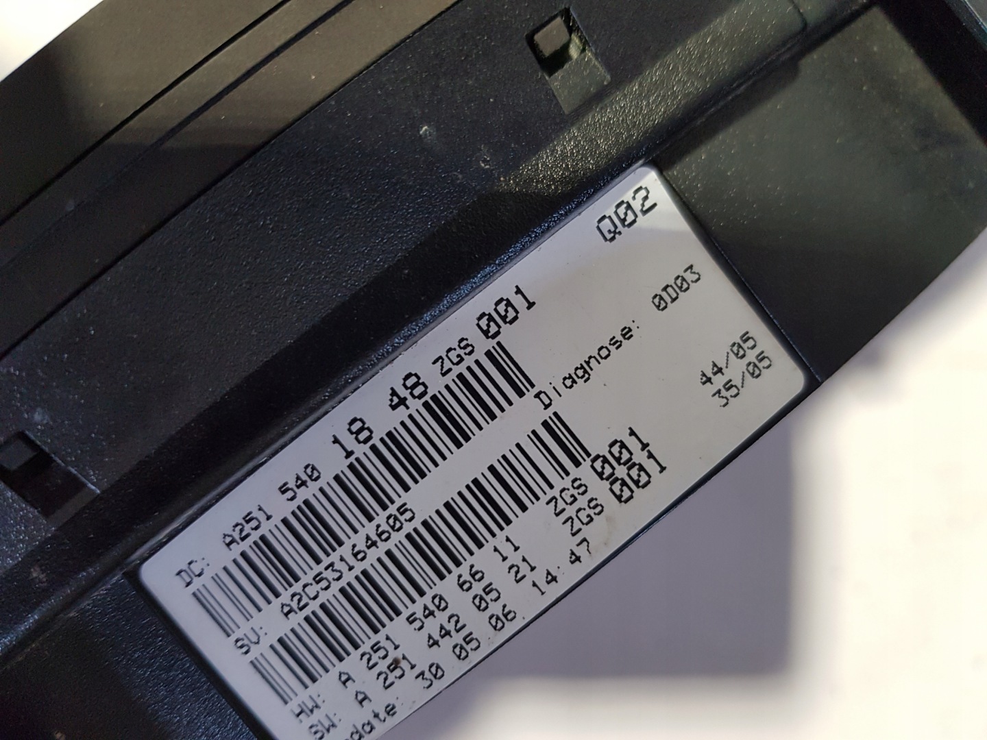 dials A2515401848 MERCEDES W251 W164 3.0 CDI EU