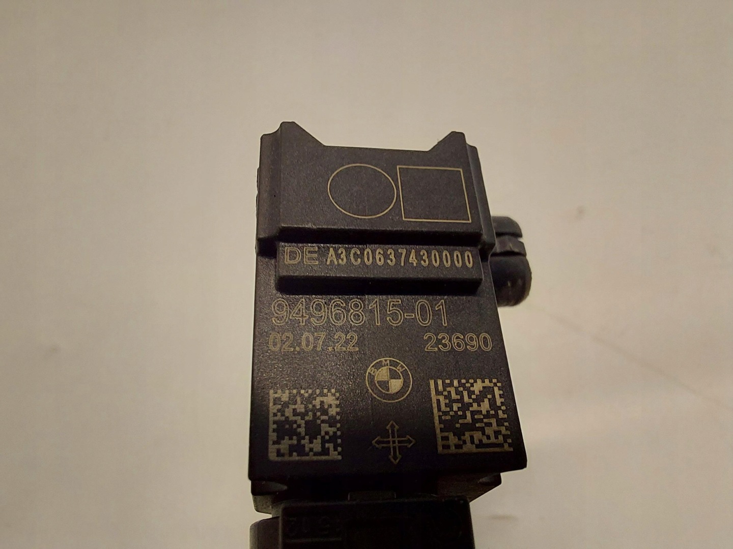 BMW U06 200i Crashsensor Drucksensor Airbag 9496815