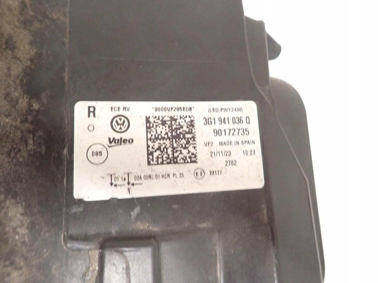 light front front right VW PASSAT B8 LIFT 2019 FULL LED 3G1941036Q