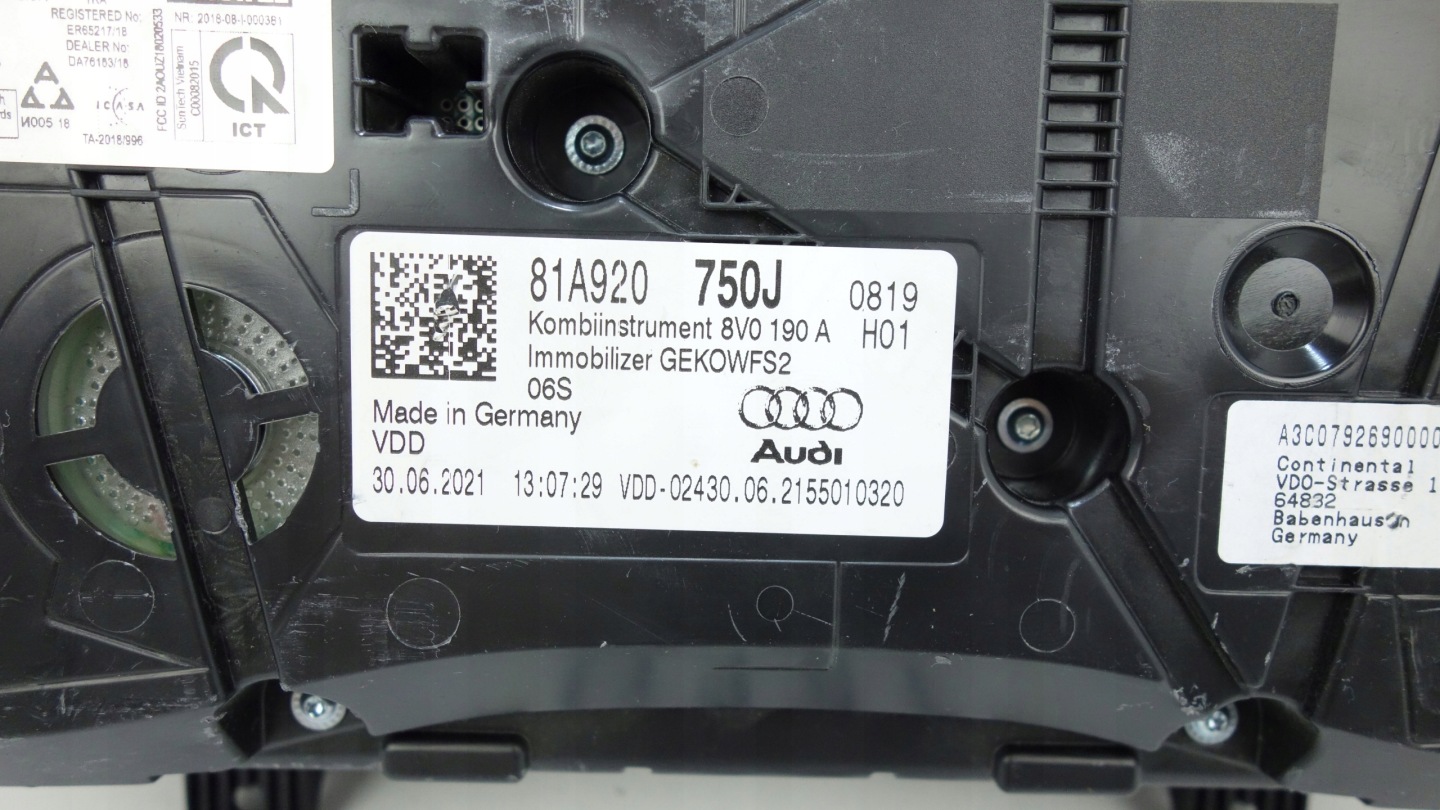 AUDI Q2 81A 2016- budíky budiky 81A920750J