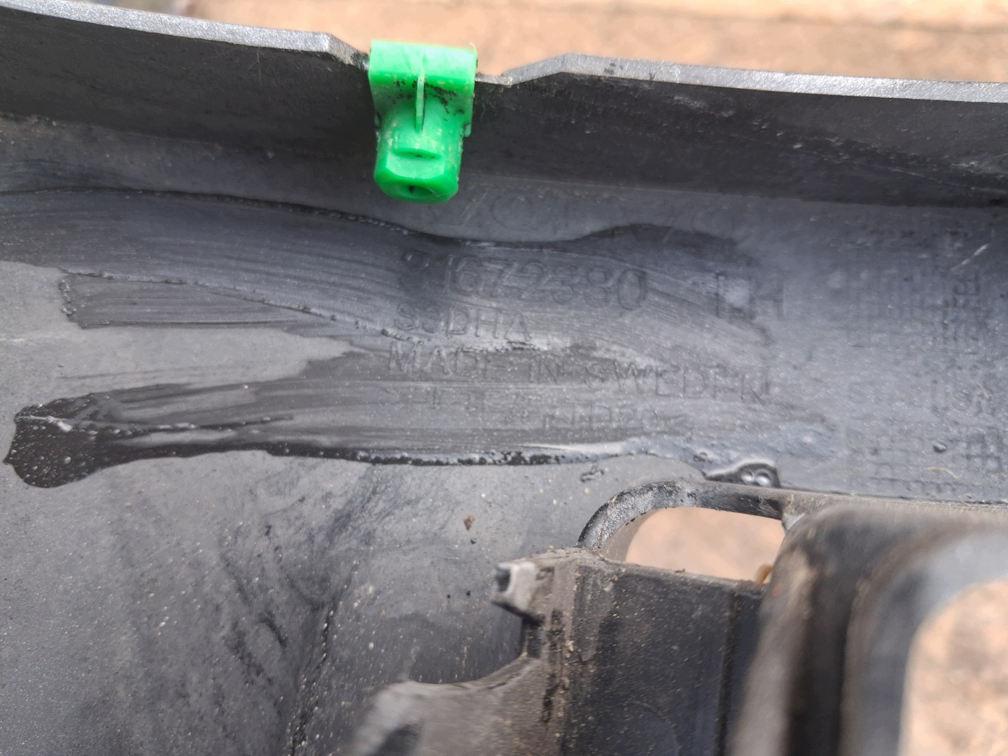 moulding cap threshold right left pipe end VOLVO XC90 II 31672380 31672381