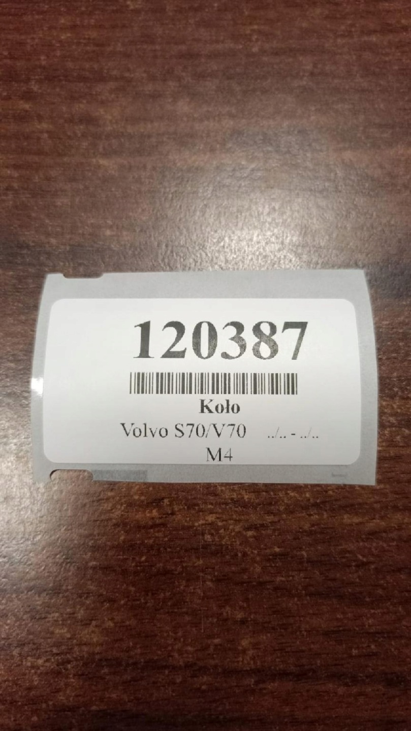 disk stalowa Volvo OE 4.0" x 15" 5x108
