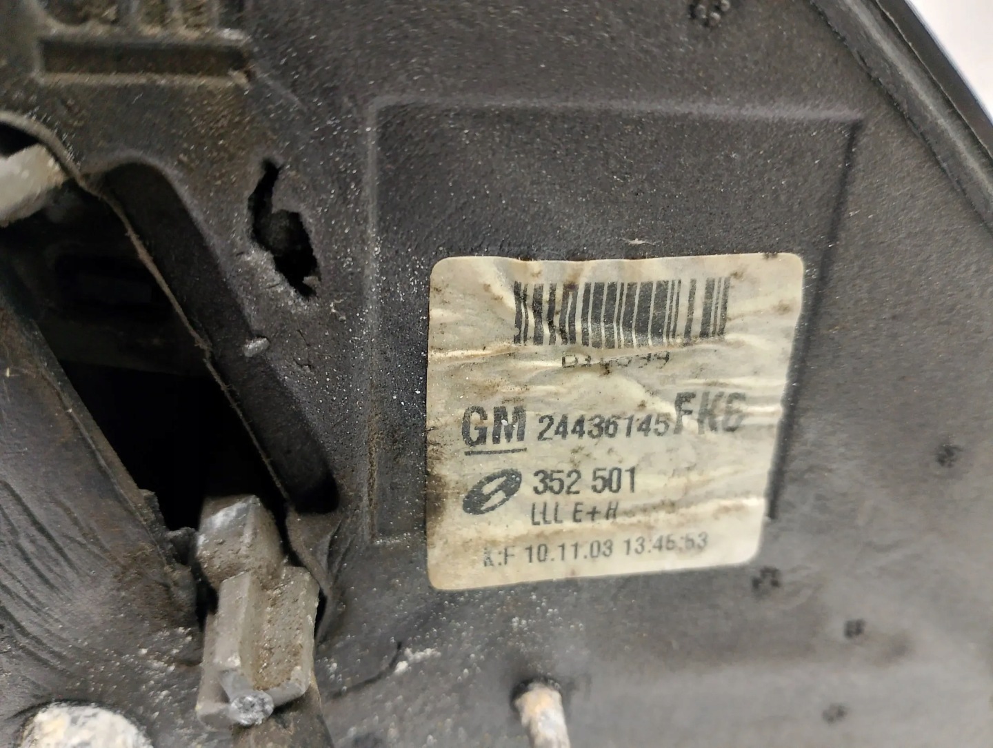 mirror left electrics 5PIN OPEL VECTRA C 24436145