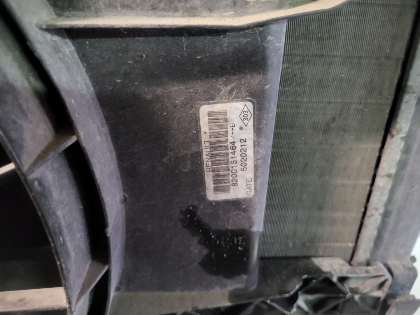 vízhütö ventilátor RENAULT MEGANE II 1.6 16V