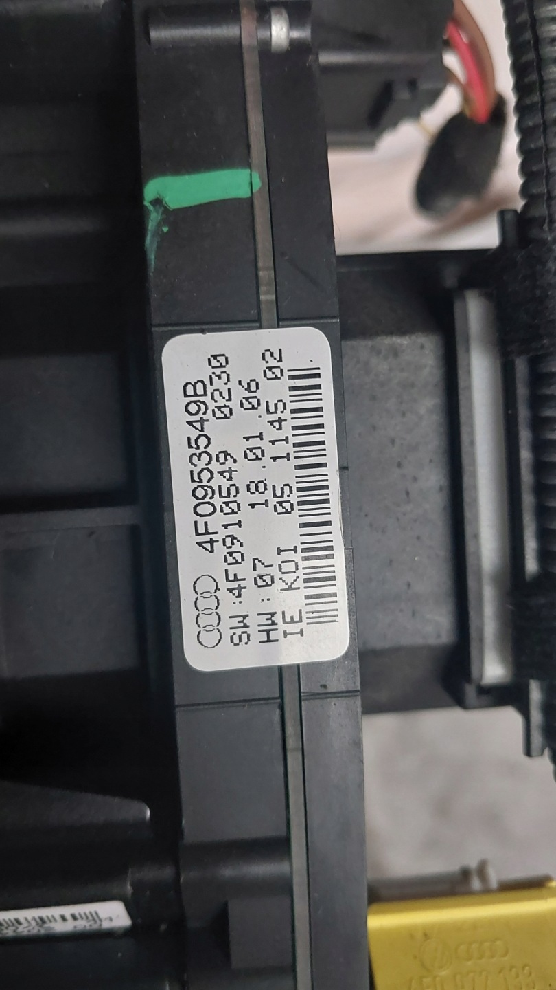 AUDI A6 C6 Q7 4L commande levier commodo sous volant contrôle anneau 4F0953549B 4E0953541A