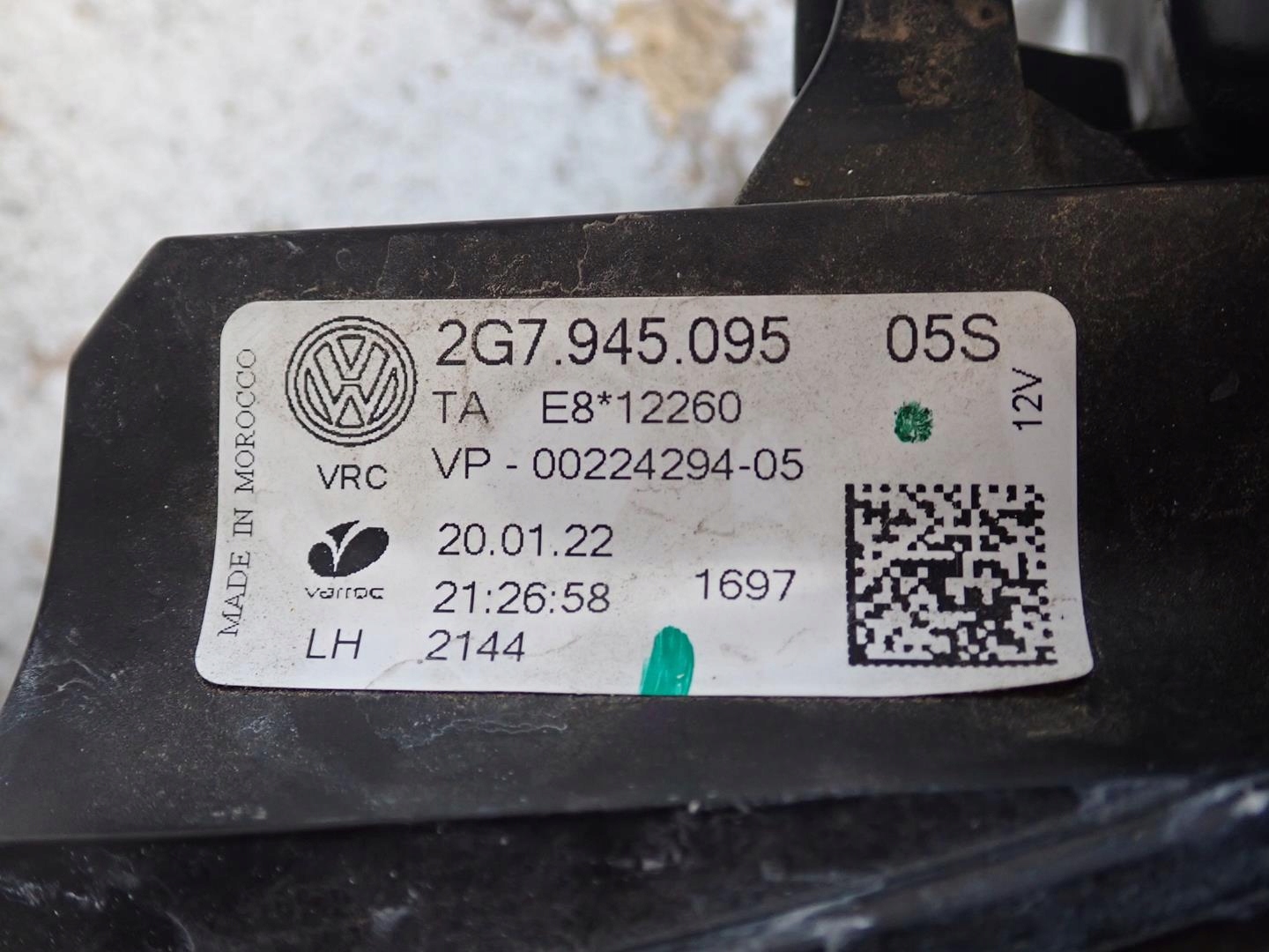 light rear part rear left VW TAIGO 2021- 2G7945095