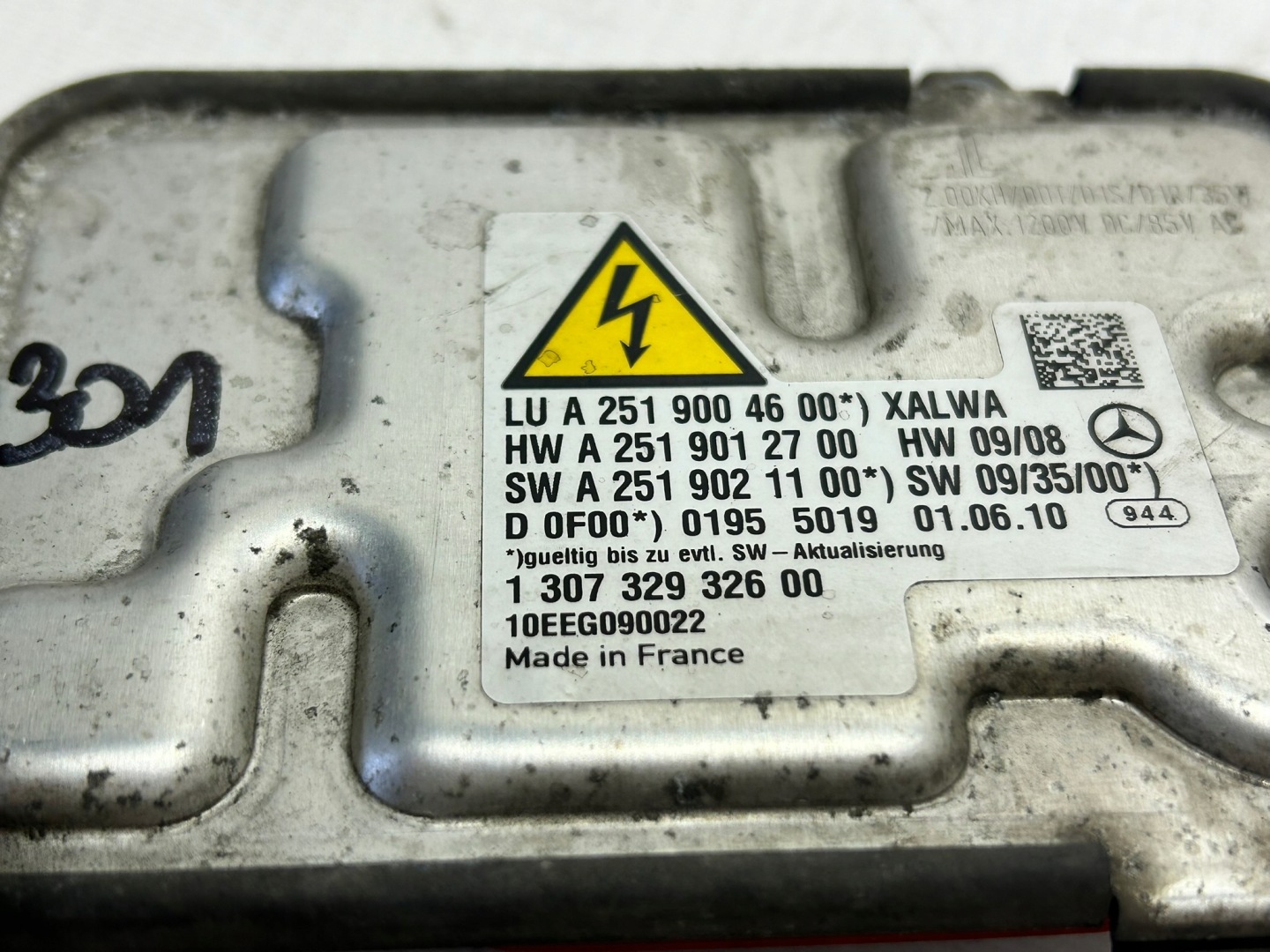 control unit module XENON MERCEDES W251 LIFT 2519004600