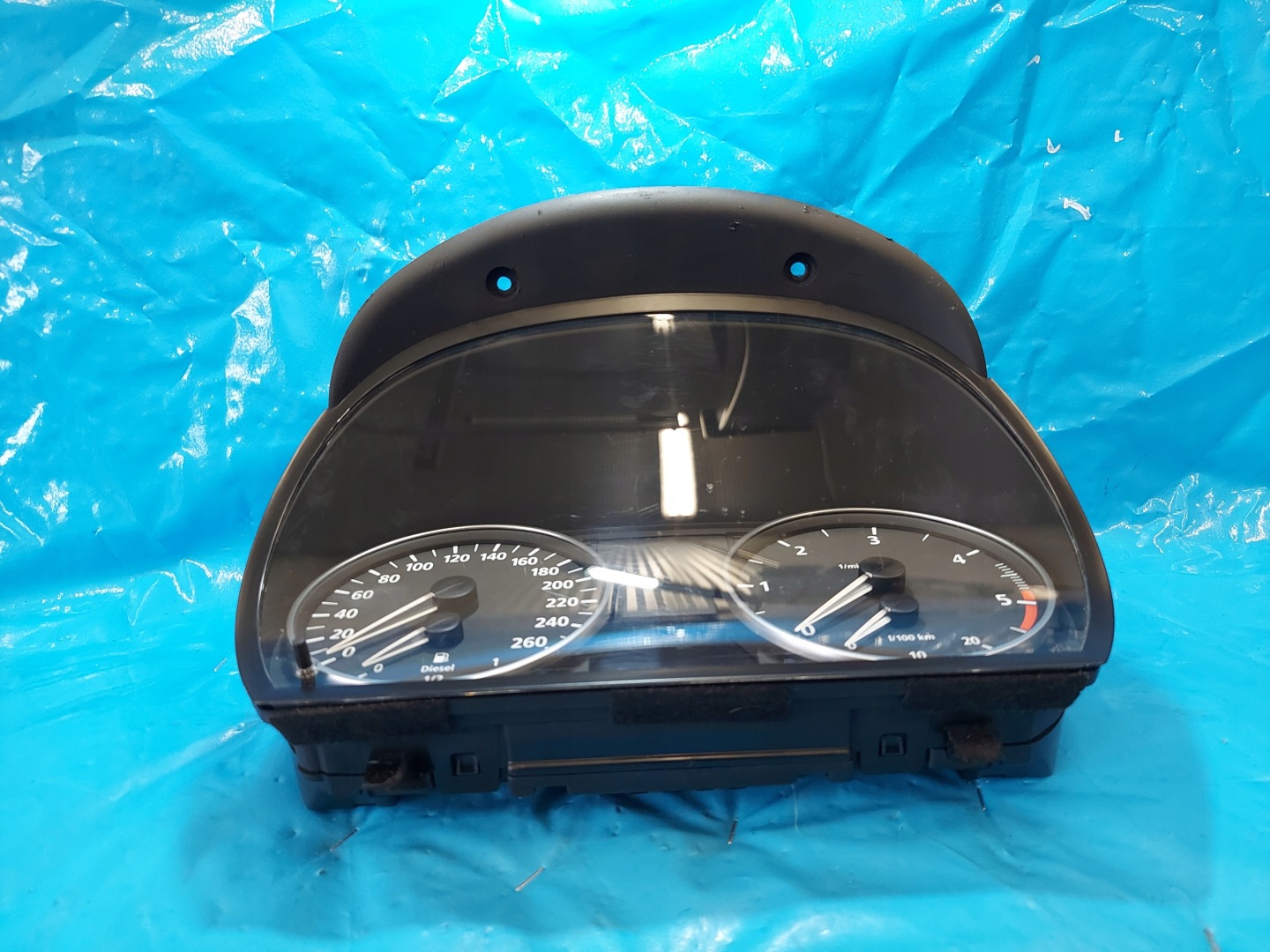 dials clock BMW E90 2.0 TD 698348701