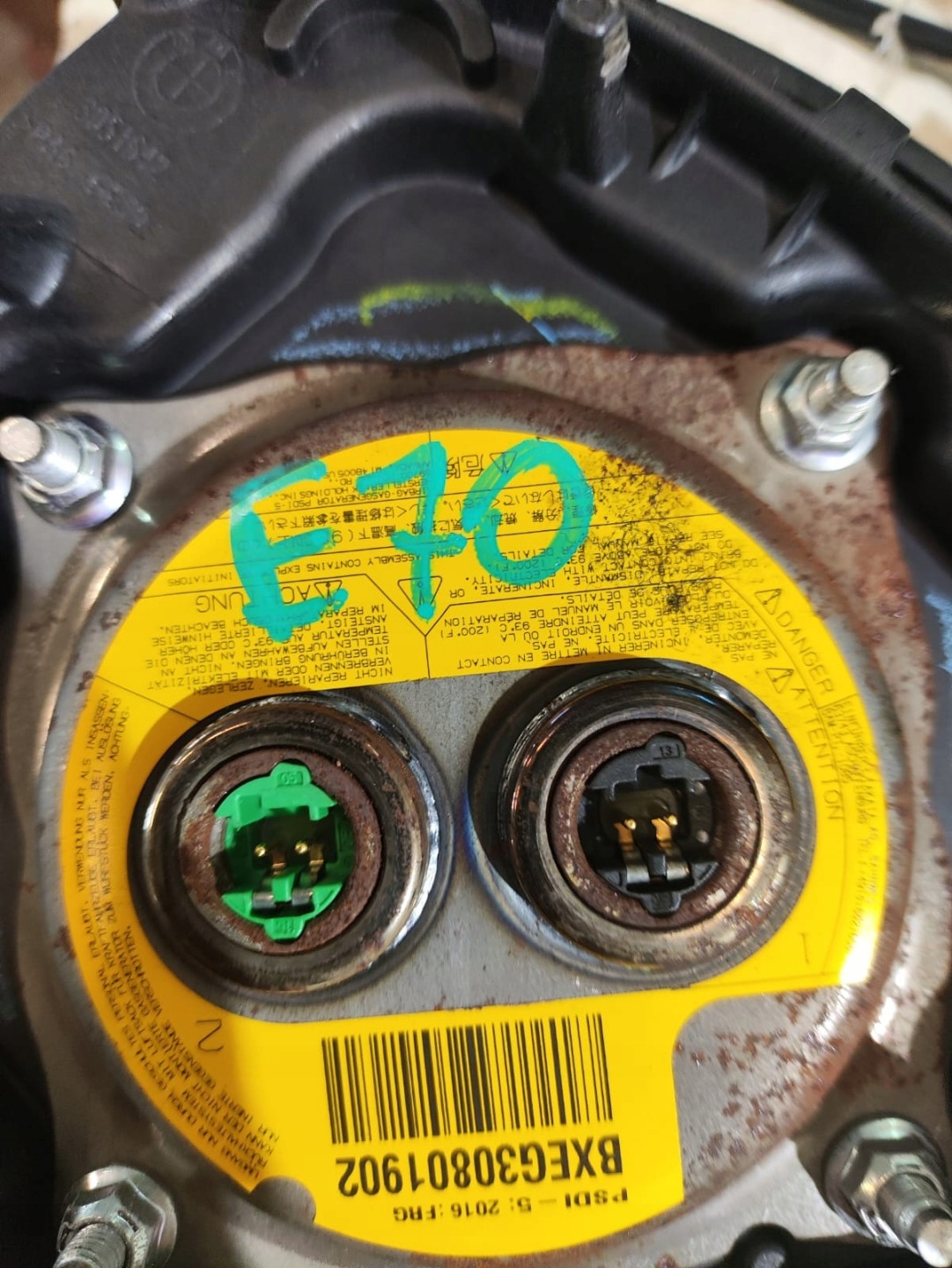 BMW X5 E70 AIRBAG Airbag Deckel 32306884665