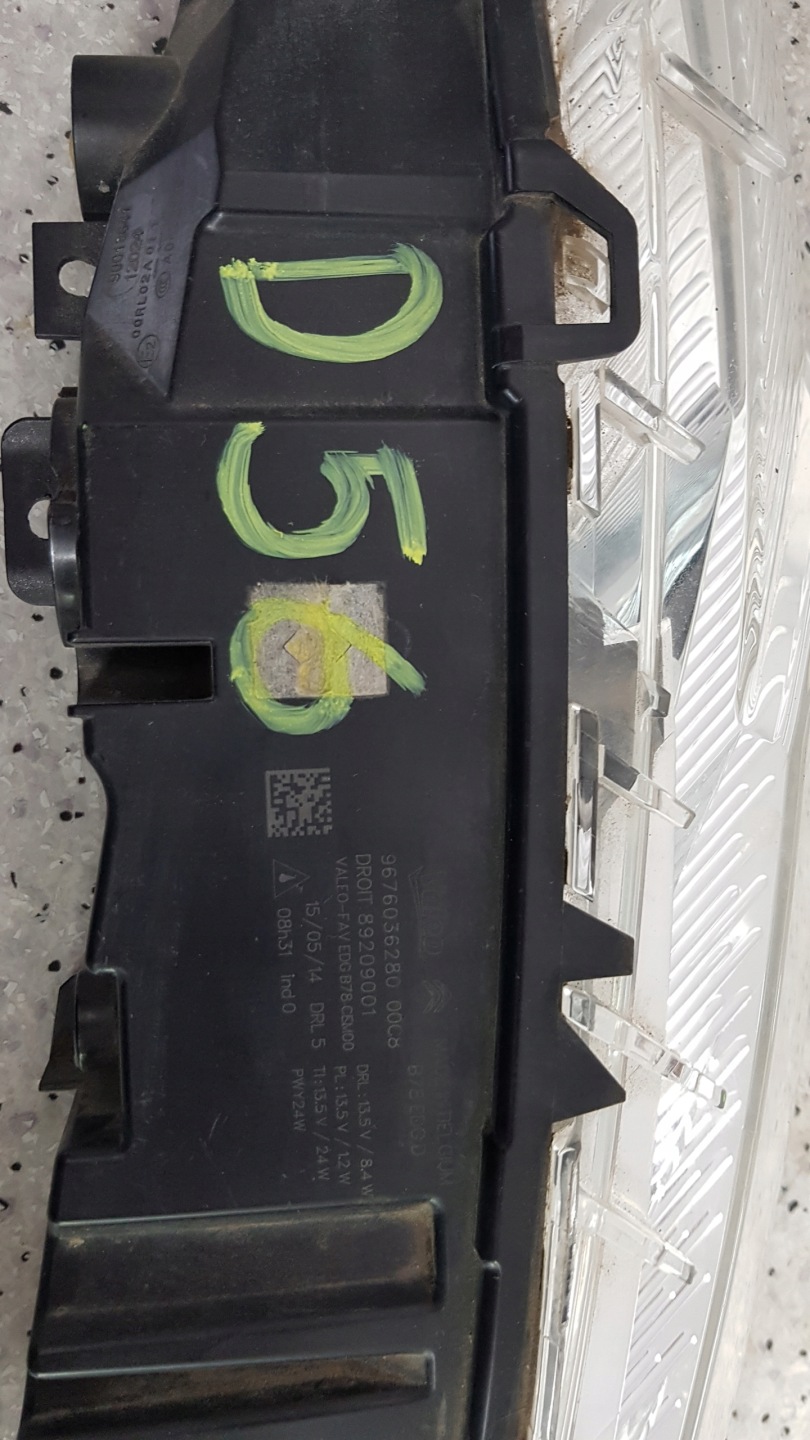 CITROEN C4 PICASSO GRAND PICASSO LED DRL right D 56