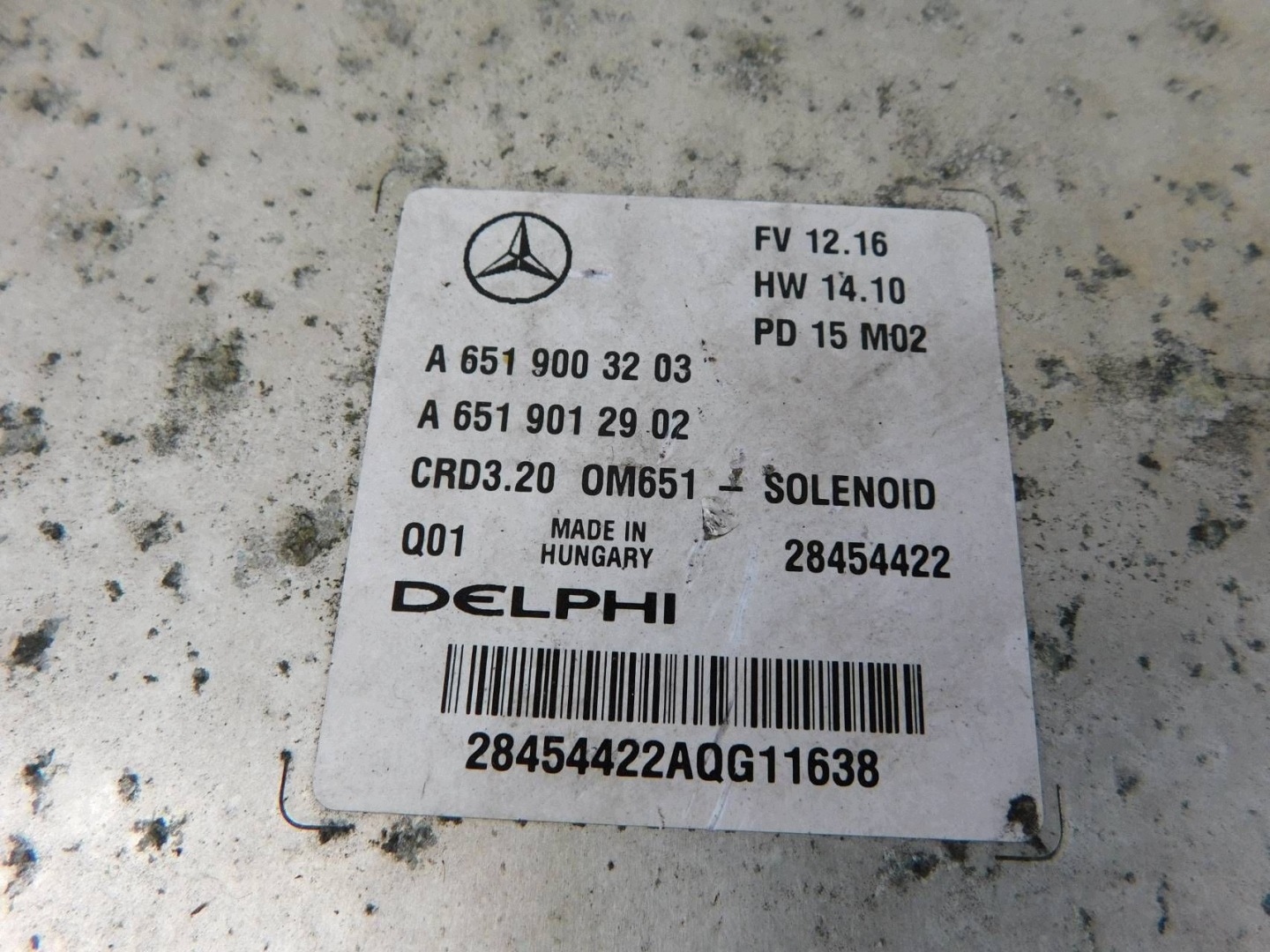 running board startowy Mercedes Sprinter 906 2.2 CDI automat A6519003203 computer