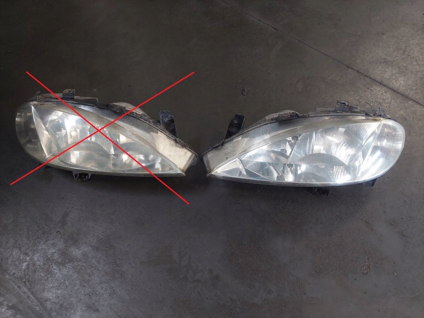 complete front bonnet bumper light fender RENAULT MEGANE and LIFT NV926