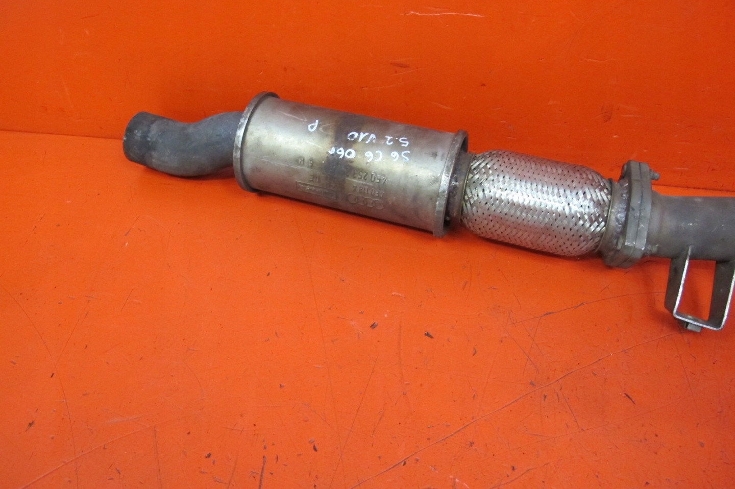 AUDI S6 A6 C6 4F5 5.2 V10 BXA TLUMIK pipe exhaust header pipe 4F0253211E