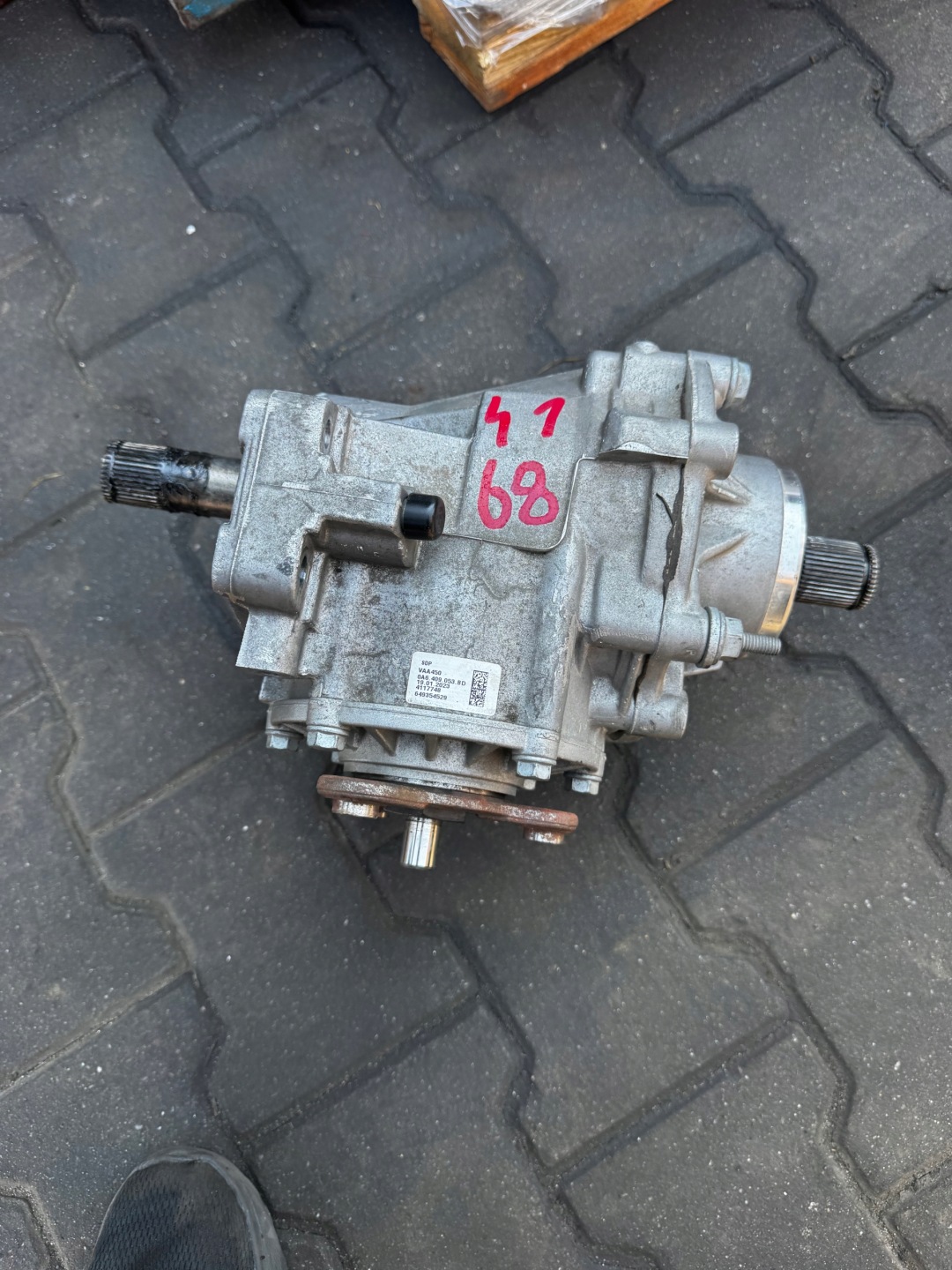 4168. REDUKTOR Getriebe getriebe VW AUDI 0A6409053BD