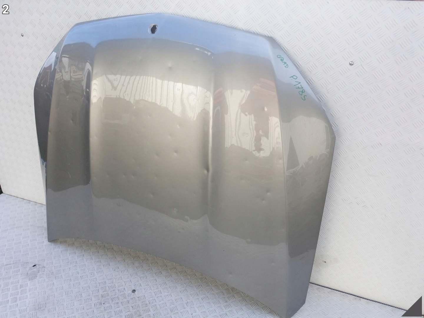 MERCEDES GLS X167 19- bonnet front *PO GRADOBICIU*