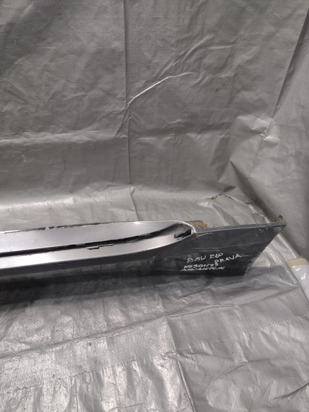 moulding, cap threshold left BMW E60 OE 15857711 L