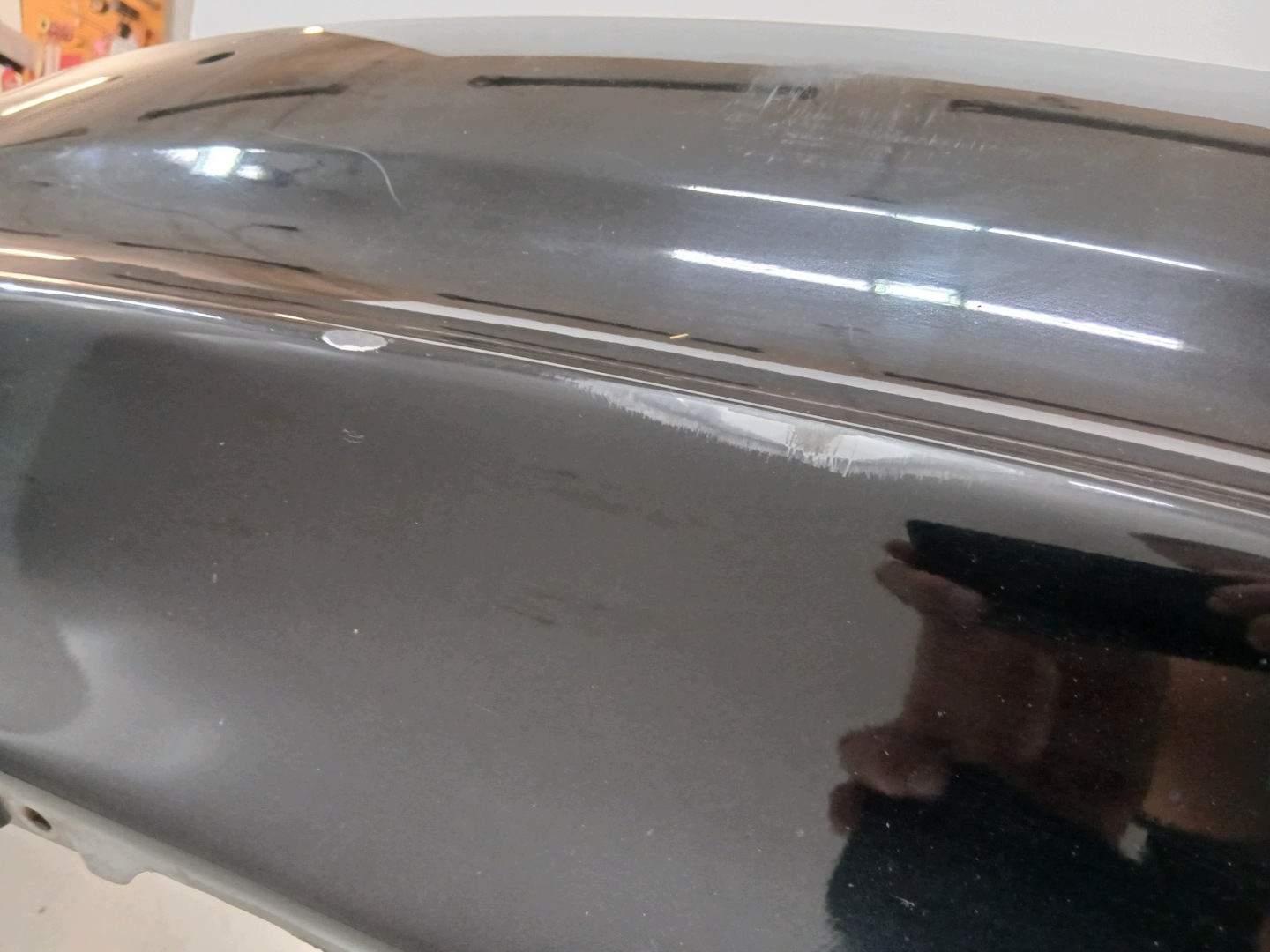 bumper rear BMW E88 BLACK SAPPHIRE 475 BAV