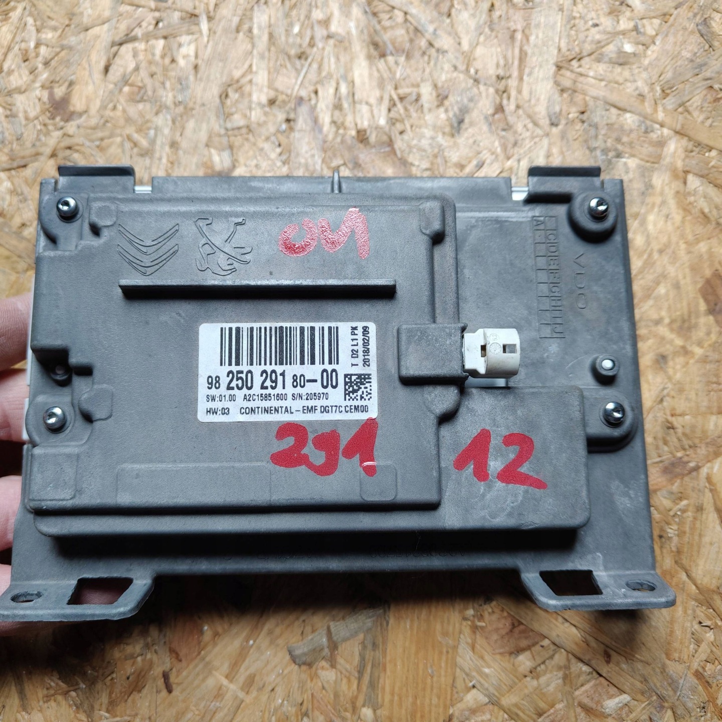 display Citroen C-Elysee 9825029180