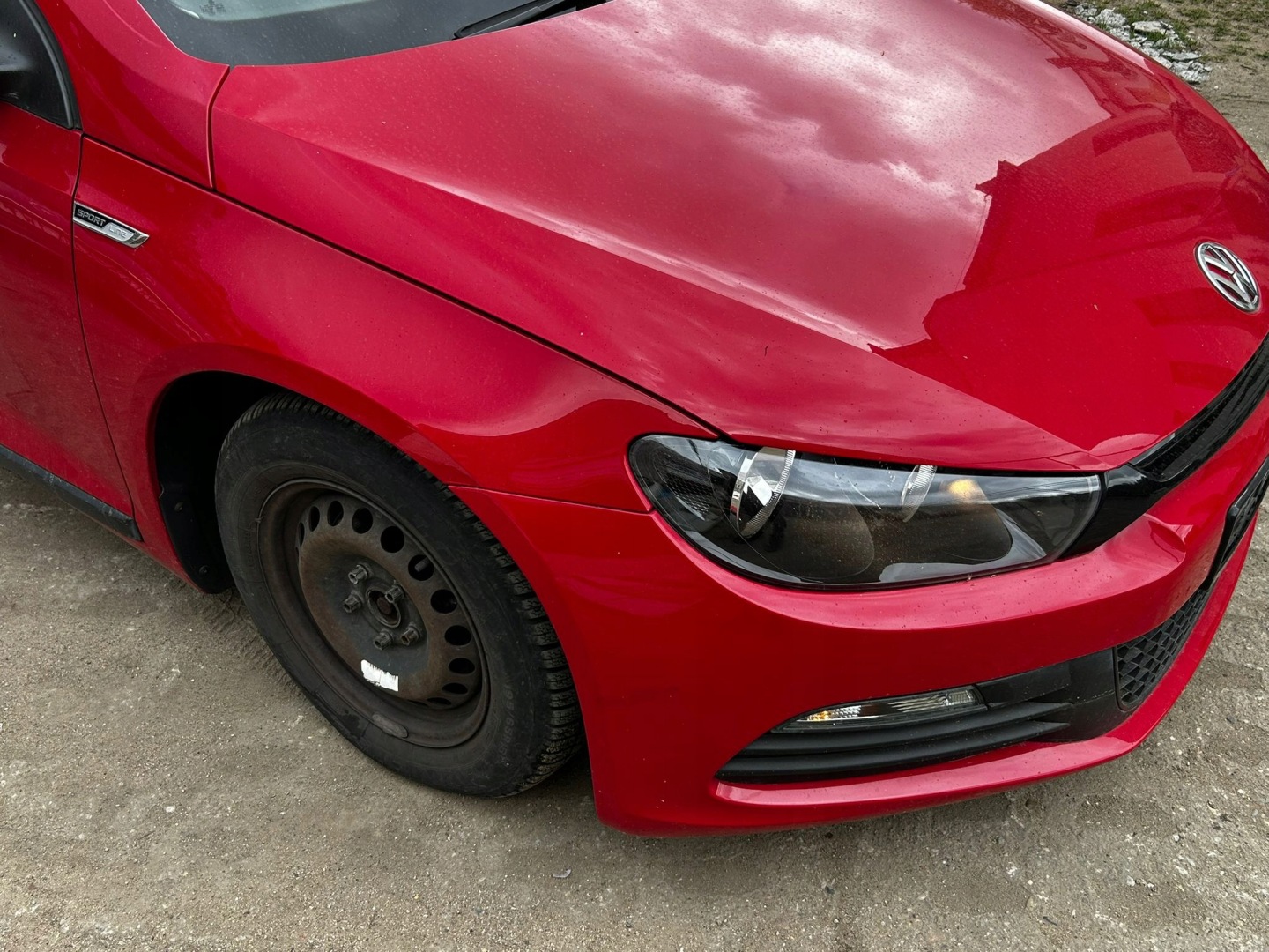 LA3H VW SCIROCCO bonnet bumper lights fender bumper complete front