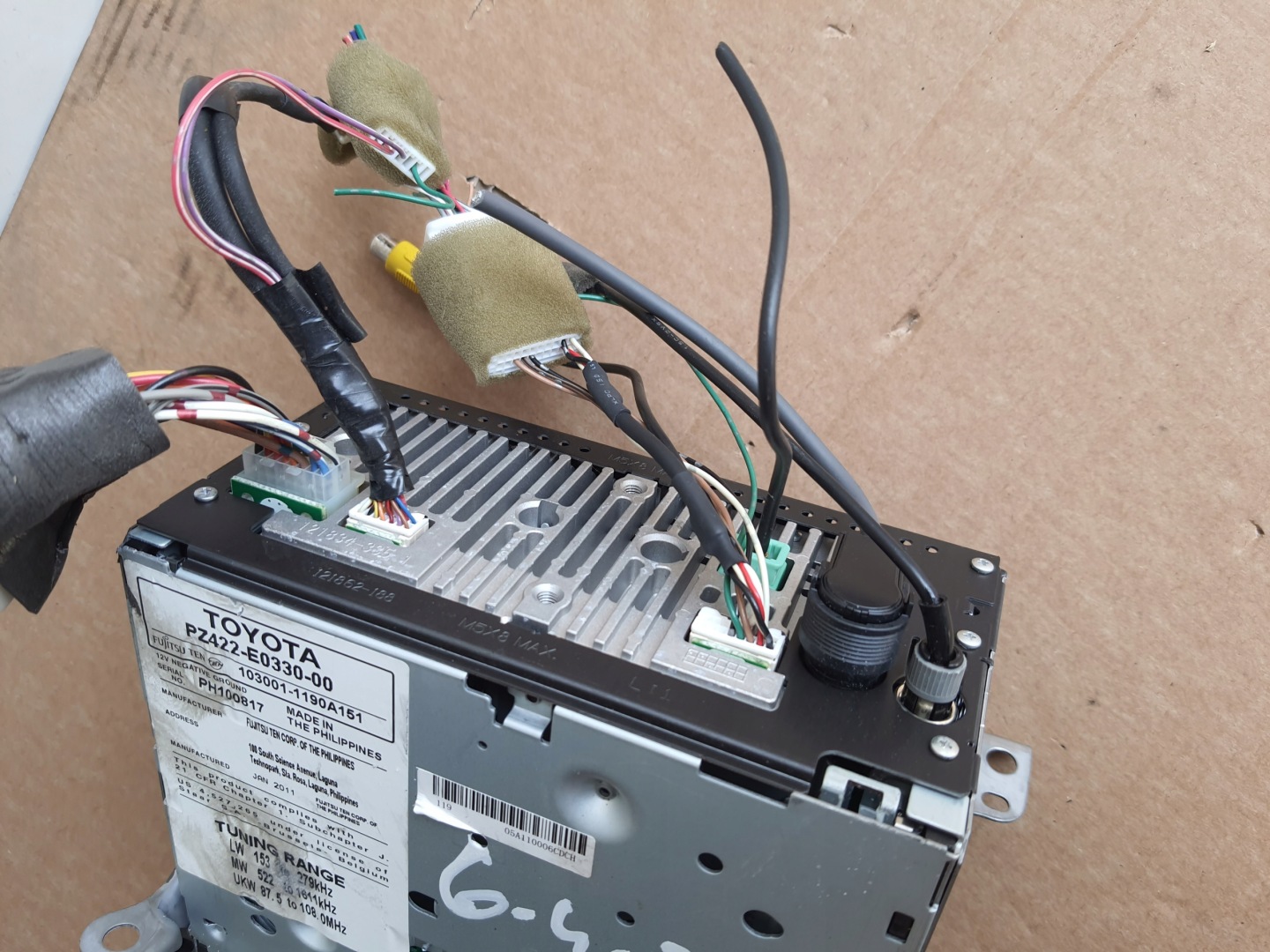 TOYOTA YARIS II RADIO Navigation PZ422-E0330-00