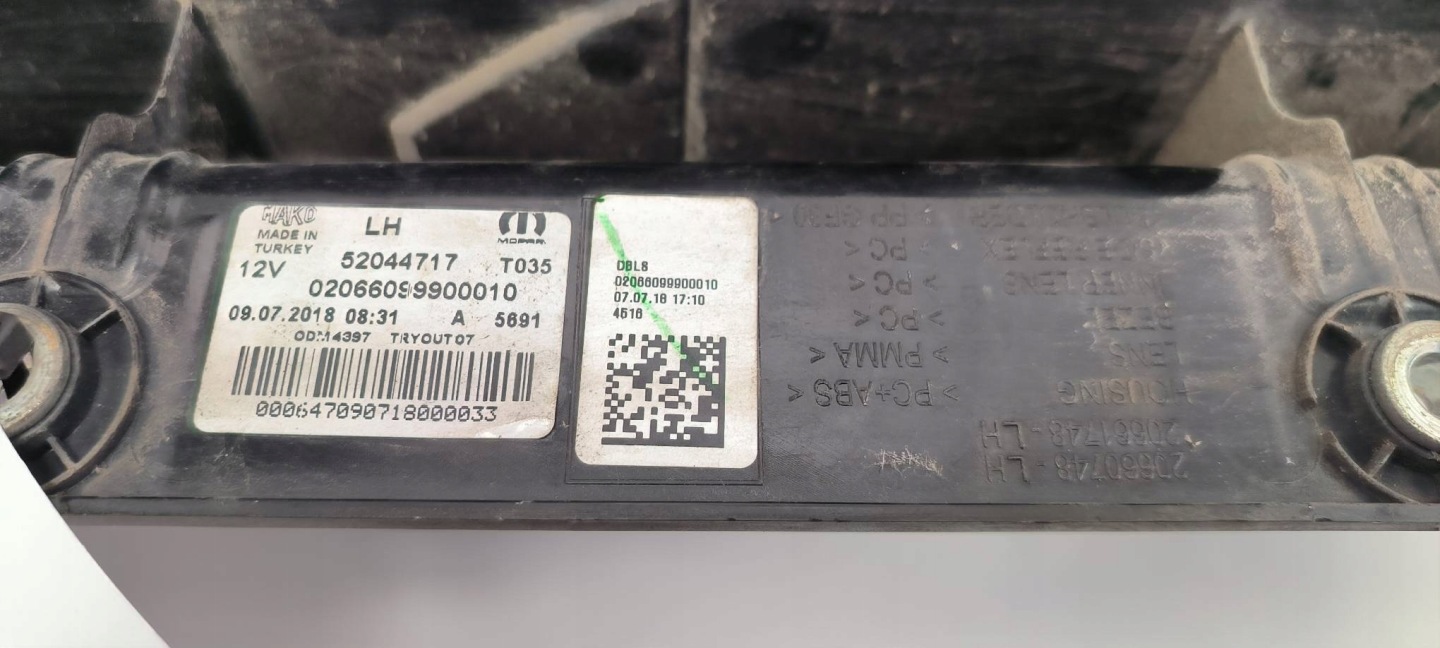 light left rear part 52044717 FIAT DOBLO II