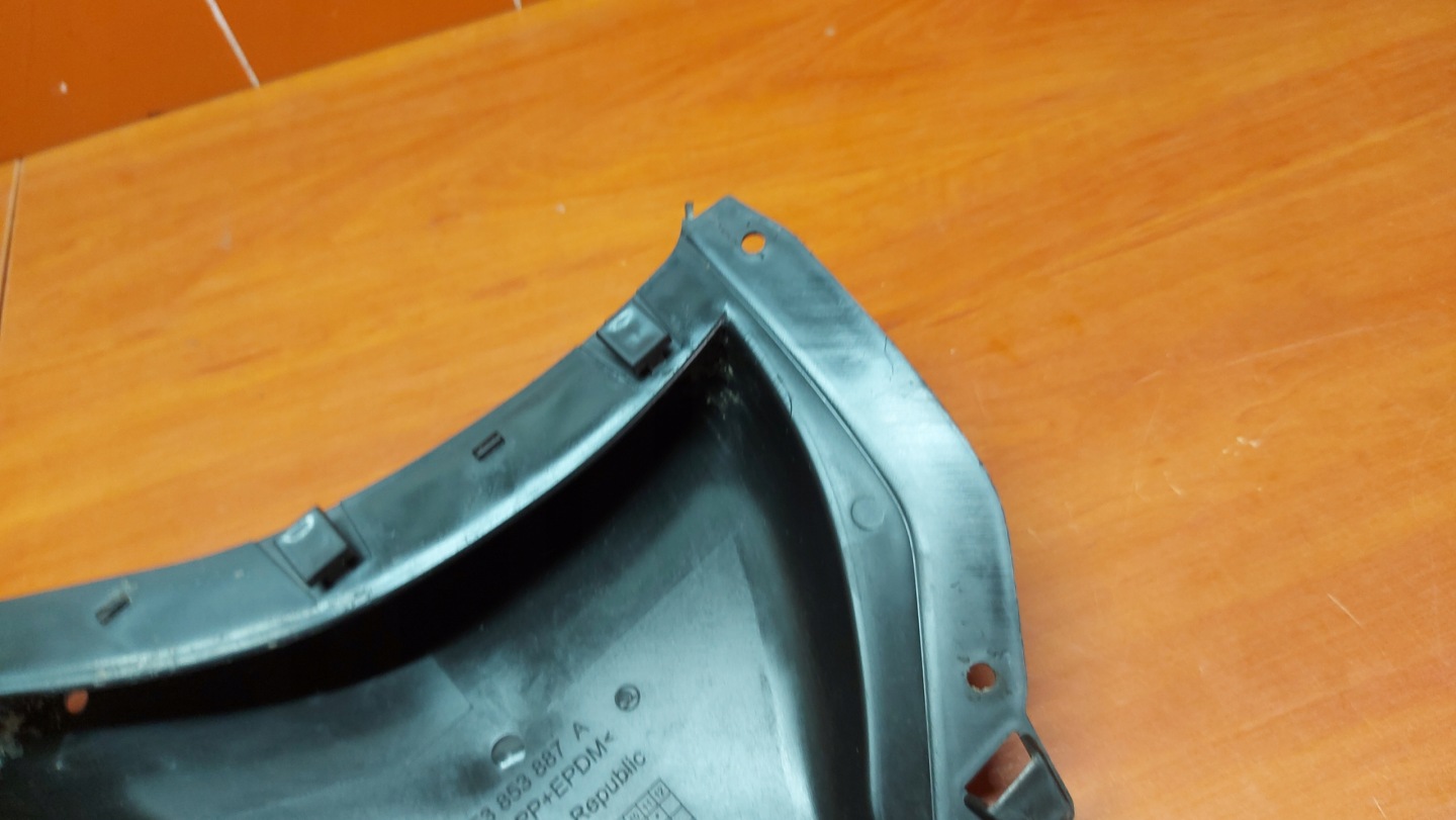 mudguard TROJKAT part NADKOLA left front SKODA OCTAVIA IV