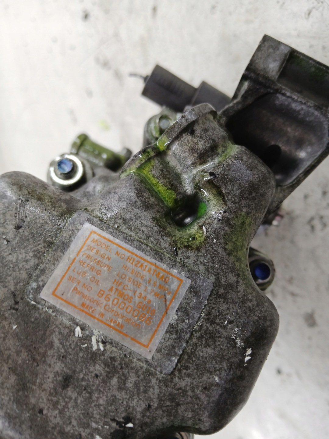 MAZDA 6 GG compressor; compressor of the air conditioning H12A1AT4A0 PANASONIC